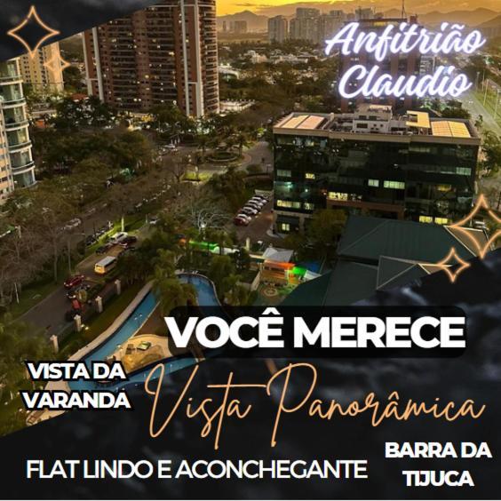 Flat Com Vista Panoramica -15- Na Barra Da Tijuca - Estacionamento Gratuito - Frigobar - Ar Condicionado - Piscina - Academia - Balsa Para Praia Gratis - Varanda - Vista Parcial Mar E Lagoa Rio de Janeiro Extérieur photo