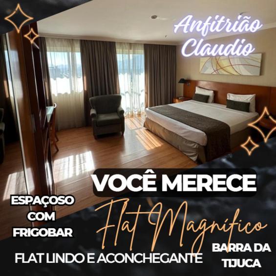 Flat Com Vista Panoramica -15- Na Barra Da Tijuca - Estacionamento Gratuito - Frigobar - Ar Condicionado - Piscina - Academia - Balsa Para Praia Gratis - Varanda - Vista Parcial Mar E Lagoa Rio de Janeiro Extérieur photo